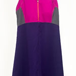 Title Nine Dress Small Diamalete Colorblock Athlesiure Activewear Built In Bra Photo 0