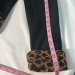 Vintage Hand loomed wool animal print jeweled buttons mob wife cuffed cardigan Brown Size 14 Photo 10