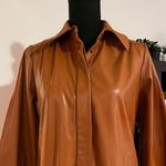 Anthropologie Faux Leather Midi Dress Photo 2