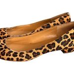 J.Crew  cat hair animal print women’s small heel shoes, ballet 6 1/2 Photo 0