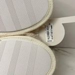 Jenni  Faux Fur Slippers Size XL 11-12 Ivory Beige Open Toe With Ear Details Photo 4