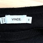 Vince . Cashmere Blend Drop Shoulder Long Sleeve‎ Knit Top in Black, Size XS Photo 2