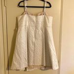 David's Bridal David’s Bridal Strapless Gold  Bow Mini Dress Photo 2