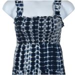 AQUA  Bloomingdale’s Blue & White Tie-Dye Maxi Sundress Size XS – Smocked Bodice Photo 2