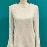 IRO  Haley Bell-Sleeve V-Back Top, Ecru white. Photo 0