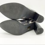 Dusano Womens Boots Size 37 Snakeskin Python Print Chunky Heeled Mobwife Retro Black Photo 6