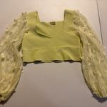 Free People Intimately Flutter By Bandage Crop Top Women's Medium Fairy Rave Photo 0