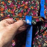 Ava & Viv 3X Black Floral Peasant Blouse Balloon Sleeve Boho Top Photo 14