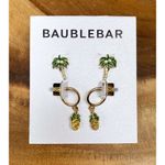 BaubleBar NWT Pineapple and Palm Tree Earring Set Photo 1