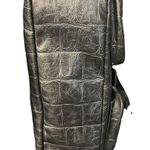 MultiSac Faux Leather Croc Gray Multi Pocket Medium Shoulder Crossbody Bag Photo 4