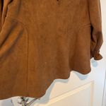 Tuckernuck Brown Faux Suede Easton Swing Blouse | S Tan Size L Photo 7