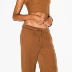 SKIMS  COTTON FLEECE CLASSIC STRAIGHT LEG PANT Photo 0