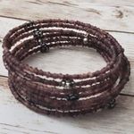 Vintage Wrap Bracelet with Flower Details Vintage Bracelet Photo 3