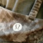 Lululemon Energy Sports Bra Criss Cross Back Yoga Sequin Snake Slate Black 4 Photo 3