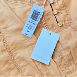 Aritzia NWT Little Moon Milos Mini Dress in Soft Apricot Peach, Size Small Photo 3