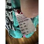 Guess One Piece Striped Plunging V-Neck Swimsuit Black White Size Medium Photo 11