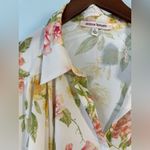 Jealous Tomato NWT  White Floral Print Work Blouse Size Large Photo 3