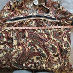 Ivy Jane  long sleeve paisley blouse size L Photo 4
