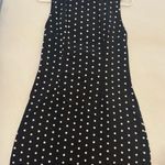 Polka dot mini dress Black Size M Photo 0