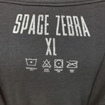 Space Zebra Music Saves Us Long Sleeve black T-Shirt XL Photo 3