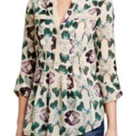 Anthropologie  Maeve floral blouse size small Photo 0