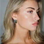 Heaven Mayhem Ribbed Maxi Earrings Silver Photo 2