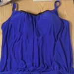 Venus New Women’s  1pc Swimsuit Inside Bra Blue Size 24 Photo 1