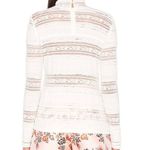 Endless Rose REVOLVE Mock Neck Textured Lace Top Off White Size XL Photo 3