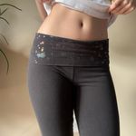 PINK - Victoria's Secret  Foldover Cropped Yoga Pants Photo 2