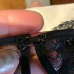 Vintage silk sheath dress cap sleeve abstract print floral lace S/M Size 6 Photo 8