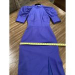 Revolve Rebecca Vallance Winslow short puff sleeve cut out back blue Midi Dress Size XS Photo 6