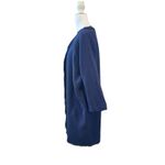 Croft & Barrow New Plus Size ® Quilted Zip Short Robe Size 1X Blue Photo 2