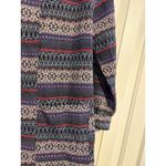 b Collection by Boboau Women's Open Front Cardigan Jacket Geometric Print Size S Purple Photo 5