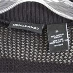 Nina Leonard  Black Cardigan Photo 4