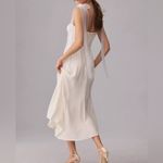 Reformation New  Kairo Midi Dress in Ivory Photo 3