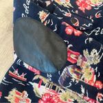 Authier Shirt Jacket Blue Tropical Aloha Hawaii Rare Shacket size 42/US 6 small Photo 2