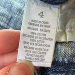 American Eagle Faded Blue Wash Min Shorts Button Closure SZ 4 Photo 7