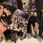 Miss Me  Garden Goddess Black Floral Semi Sheer Blouse Photo 5