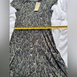 Michael Kors NET: Green and Black Safari Dress Photo 4