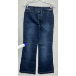 No Boundaries Vintage  Juniors Jeans 7 Blue Stretch Flare Buckle Retro Y2K Grunge Photo 3