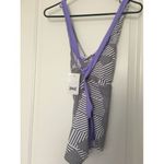 Everlast  Sport Women's Geometric Print Swim Activewear Tankini Top 1pc  Size 14 Photo 5