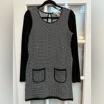 Joseph Ribkoff Vintage Chic Pinup Retro Polka Dot Black & White Dress Size 4 Photo 8