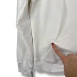 Lululemon  Scuba White Pullover Hoodie Sweatshirt Size 6 Raglan Sleeve Photo 4