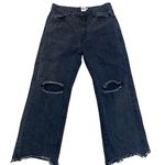 Princess Polly •  Cece Hammer ripped black denim boyfriend jeans size 10 Photo 2