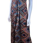 Band of Gypsies Sleeveless Tribal Print Maxi Dress Photo 0