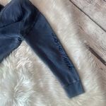 Victoria's Secret PINK  Faded Blue Half Zip Logo Pullover Sweater Size Small Photo 2