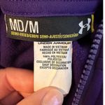 Under Armour  Full Zip Hoodie Jacket Womens Medium Purple Athletic Warm‎ Up Photo 2
