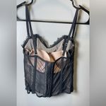 Victoria's Secret  Women's Black Lace Corset Bra‎ Top Size 34B Photo 1