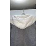 Ideology  Grey Cotton Coat with Faux Shearing and Hood- Small Photo 3