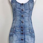 Guess Vintage  Denim Button Down Dress Photo 0